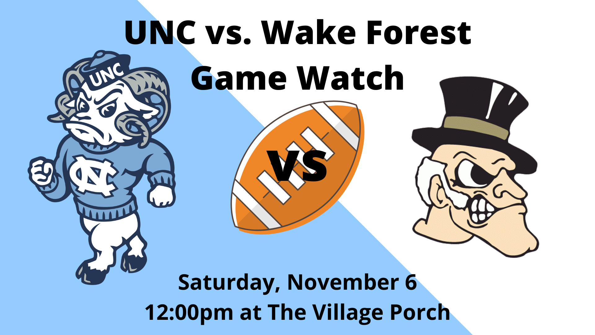 UNC vs Wake Forest Football Game Watch